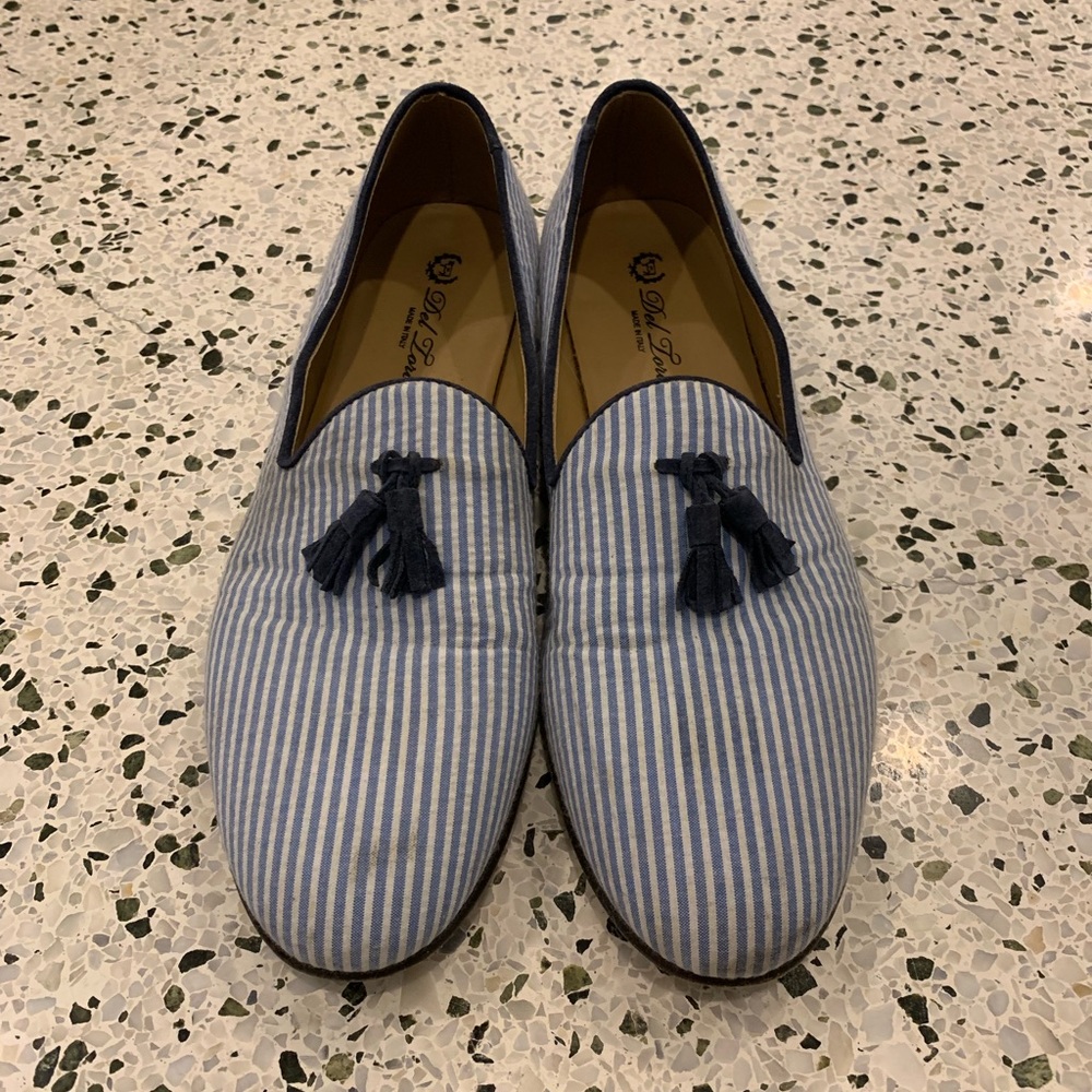 Original Del Toro Seersucker Slipper (loafer)